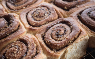 Sourdough Cinnamon & Nuts Scrolls