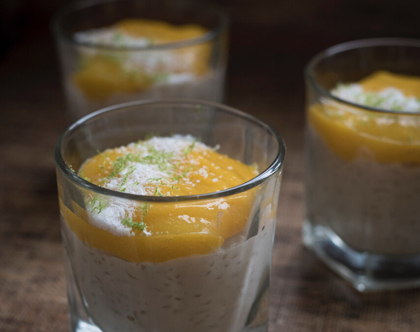 Mango, Chilli & Lime Rice Pudding