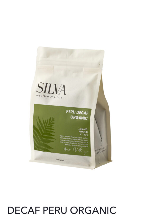 Silva Fair Trade Coffee - Peru Decaf Organic