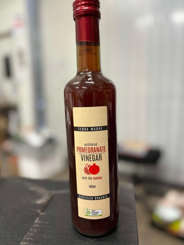 Terra Madre Pomegranate Vinegar with Mother 500ml