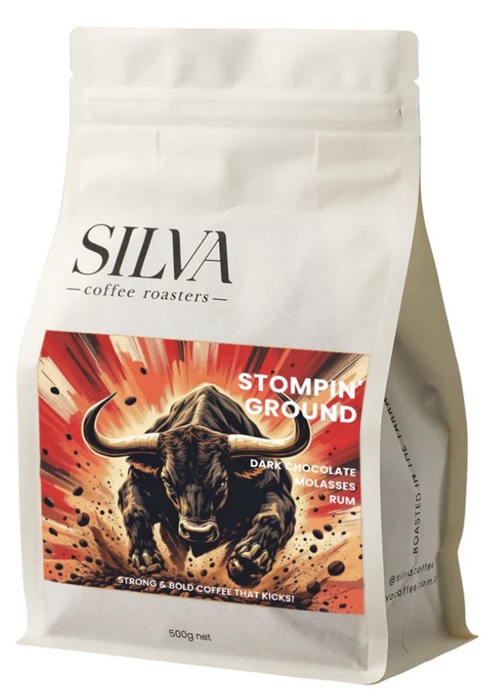 Silva Coffee - Stompin' Ground - A Strong & Bold Coffee That Kicks!